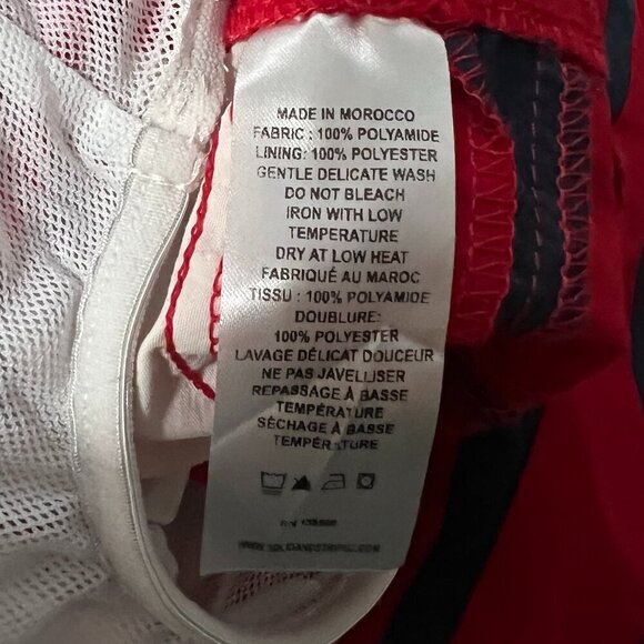 Solid & Striped Swim Trunks Large Red White Blue Patriotic USA - Picture 3 of 4